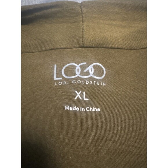 Logo Lounge Lori Goldstein Womens Two Toned Open Rayon Cardigan Sz XL - Picture 5 of 8